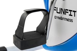 Rower stacjonarny Funfit treningowy mechaniczny F01 niebieski 10