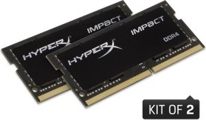 Pamięć do laptopa HyperX Impact DDR4, SO-DIMM, 16GB(2x8GB), 2400MHz, CL14, 1.2V (HX424S14IBK2/16) 1