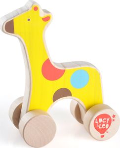 Lucy&Leo Drewniana zabawka do pchania, Lucy Leo, Żyrafa 1