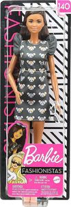 Lalka Barbie Mattel Fashionistas Modna przyjaciółka - Sukienka w gryzonie (FBR37/GHW54) 6