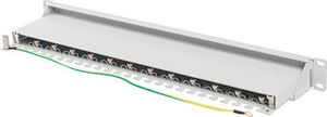 Lanberg Patch panel 1U 19" 24x RJ-45 Kat.7 Szary (PPS7-1024-S) 5