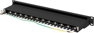 Lanberg Patch panel 1U 19" 24x RJ-45 Kat.7 Czarny (PPS7-1024-B) 4