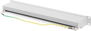 Lanberg Patch panel 1U 19" 24x RJ-45 Kat.6A Szary (PPSA-1024-S) 3