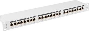 Lanberg Patch panel 1U 19" 24x RJ-45 Kat.6A Szary (PPSA-1024-S) 4