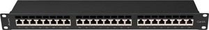 Lanberg Patch panel 1U 19" 24x RJ-45 Kat.6A Czarny (PPSA-1024-B) 4
