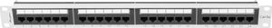 Lanberg Patch panel 1U 19" 24x RJ-45 kat.6A Szary (PPUA-1024-S) 4