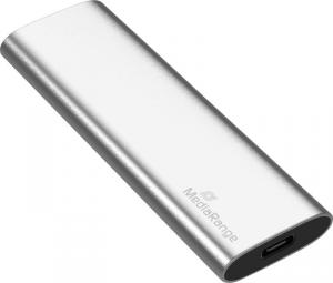 Dysk zewnętrzny SSD MediaRange MR1100 120GB Srebrny (MR1100) 1