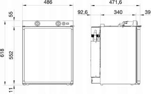 Lodówka Dometic RM 5310 8