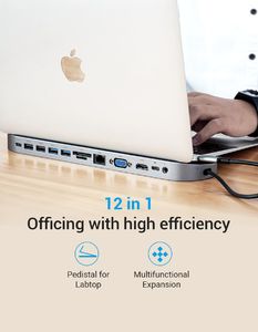 Stacja/replikator Vention 12w1 USB-C 4