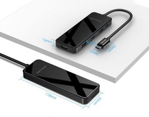 Stacja/replikator Vention 5w1 USB-C (THPBB) 13
