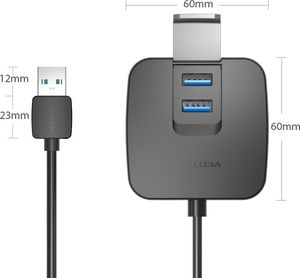 HUB USB Vention 1x microUSB  + 4x USB-A 3.0 (CHBBF) 15