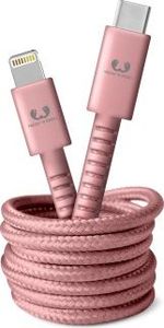Kabel USB Fresh n Rebel USB-C - Lightning 1.5 m Różowy (001911420000) 1