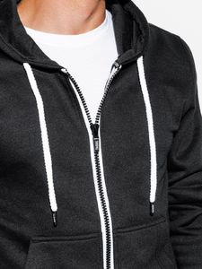 Ombre Bluza męska czarna r. S (B977) 2