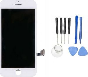 Iphone 7 Plus Wyświetlacz LCD Biały z Ramką + Narzędzia 1