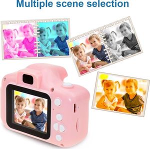 Frahs Mini aparat dla dzieci kamera wideo HD - Różowy 4
