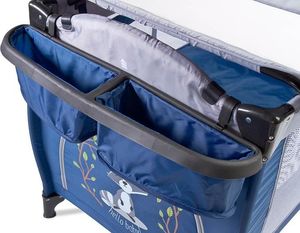 Caretero Łóżeczko turystyczne Caretero grande Plus graphite 9