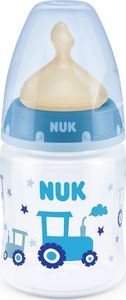 NUK NUK Butelka FC+ z wsk. temp. 150ml 0-6 M niebieska 1