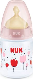 NUK NUK Butelka FC+ z wsk. temp. 150ml 0-6 M różowa 1