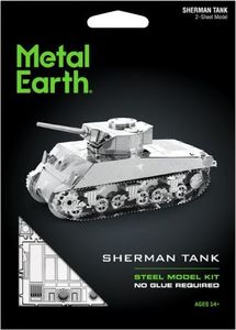 Metal Earth Metal Earth Czołg Sherman model do składania metalowy. 1