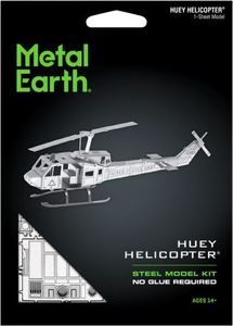 Metal Earth Metal Earth Helikopter Huey UH-1 Śmigłowiec model do składania metalowy. 1