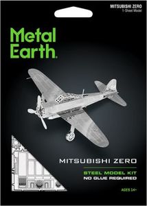 Metal Earth Metal Earth Myśliwiec Mitsubishi Zero Model Do Składania 1