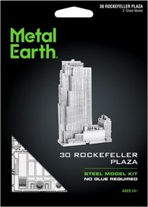 Metal Earth Metal Earth Rockefeller Plaza model do składania metalowy. 1