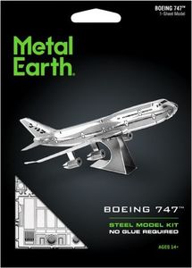 Metal Earth Metal Earth, Boeing 747 model do składania metalowy. 1