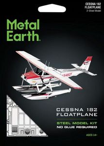 Metal Earth Metal Earth, Cessna 182 Floatplane Model Do Składania Metalowy 1