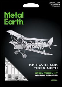 Metal Earth Metal Earth, De Haviland Tiger Moth model do składania metalowy. 1