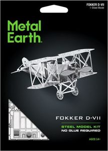 Metal Earth Metal Earth, Fokker D-VII Myśliwiec model do składania metalowy. 1