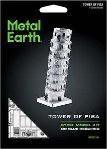Metal Earth Metal Earth, Krzywa Wieża w Pizie model do składania metalowy. 1