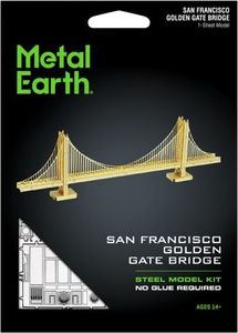 Metal Earth Metal Earth, Most Golden Gate Bridge Wersja Złota Model Do Składania. 1