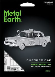 Metal Earth Metal Earth, Taksówka Taxi Checker Cab model do składania metalowy. 1