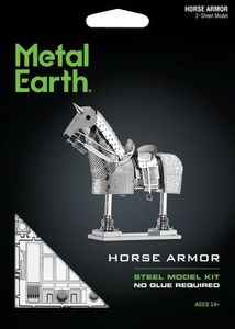 Metal Earth Metal Earth, Zbroja Konia Rycerza Europejskiego Metalowy model do składania. 1