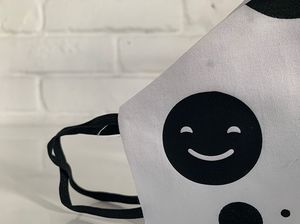 E-druk Maseczka Wielokrotnego Użytku Dziecięca Bawełna MD06 Biała r. XS 3