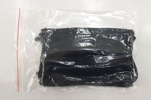 E-druk Maseczka Wielorazowa Dwuwarstwowa Czarna z Membraną 3