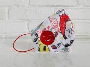 E-druk Maseczka Wielokrotnego Użytku Dziecięca Tetra MD01 Wielokolorowa r. XS 2