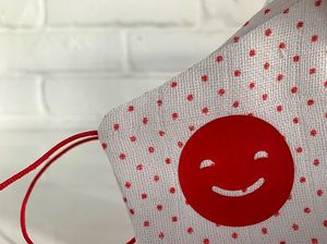 E-druk Maseczka Wielokrotnego Użytku Dziecięca Tetra MD02 Biała r. XS 3