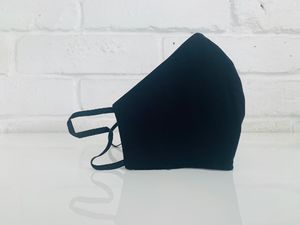 E-druk Maseczka Wielorazowa Dwuwarstwowa Czarna 2