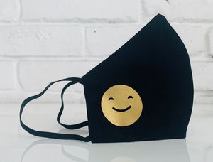 E-druk Maseczka Ochronna Wielokrotnego Użytku MM21 Czarna r. S 2