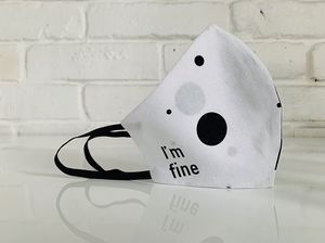 E-druk Maseczka Ochronna Wielokrotnego Użytku Młodzieżowa MD12 Biała r. S 2