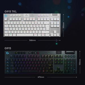 Klawiatura Logitech G915 TKL GL Tactile (920-009664) 6