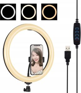 Lampa pierścieniowa Xrec  Led 12w + Statyw 230cm MakijaŻ Selfie 4