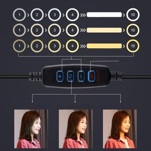 Lampa pierścieniowa Xrec  Led 12w + Statyw 230cm MakijaŻ Selfie 5