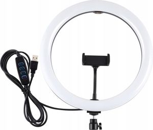 Lampa pierścieniowa Xrec  Led 12w + Statyw 230cm MakijaŻ Selfie 10