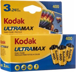 Kodak 3x Film Klisza Kolor Negatyw Kodak 135 Ultramax 24 1