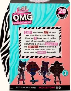 MGA Lalka Lol Surprise OMG seria 3 Da boss+ubranka 5