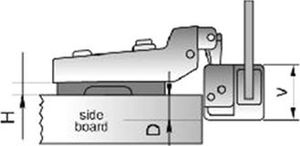 FGV Zawias FGV przegrodowy do ramki aluminiowej 5