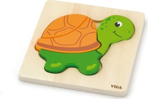 Viga Viga 59933 Pierwsze puzzle maluszka - Żółwik 1