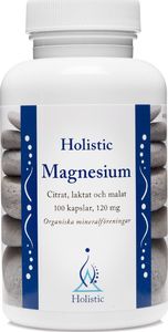 Holistic Holistic Magnesium Magnez Organiczny Jabłczan Magnezu Cytrynian Magnezu Mleczan Magnezu Łatwo Przyswajalny 1